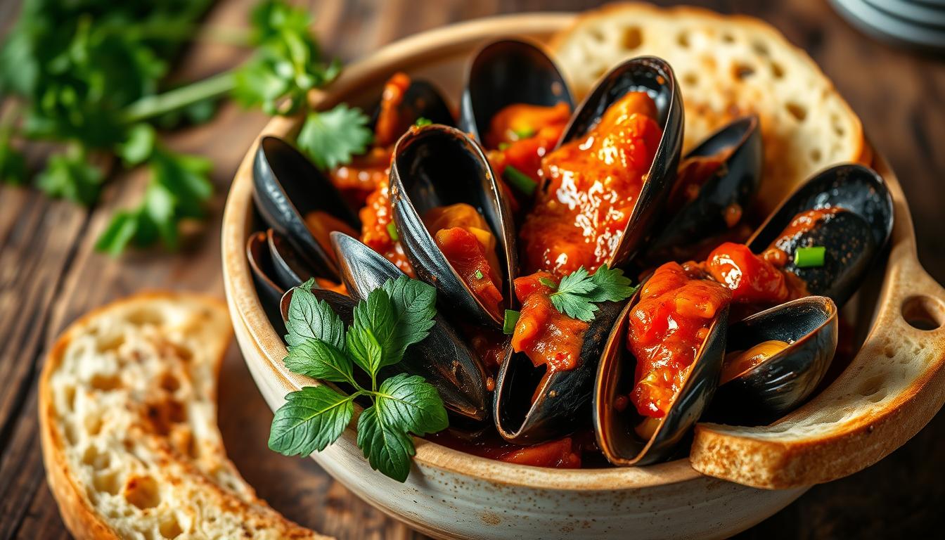 Chilli Mussels Recipe