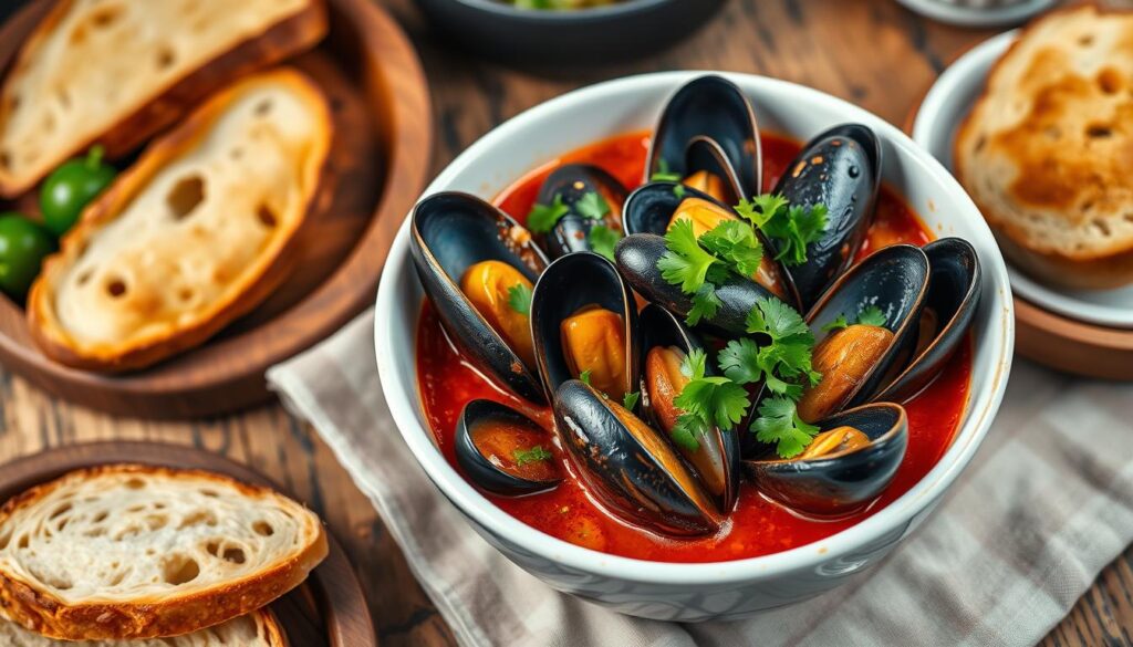 chilli mussels recipe