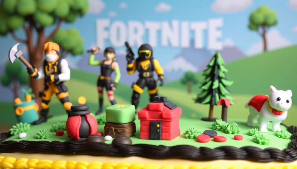 fortnite cake decorations